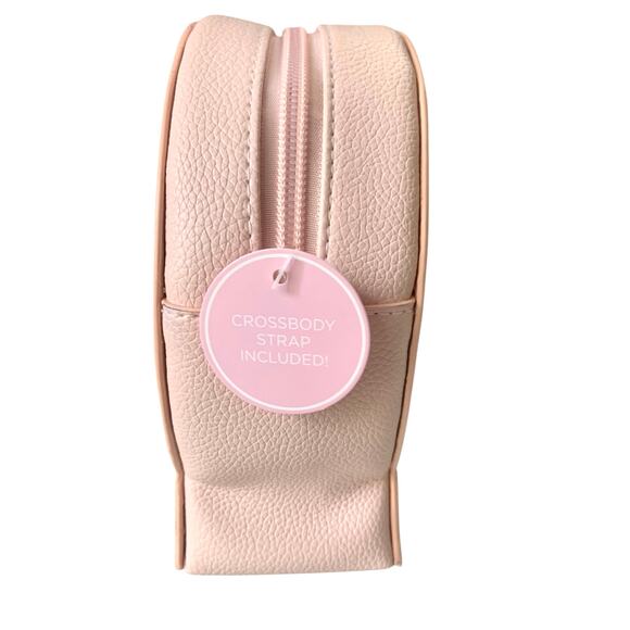 Bath & Body Works Ice‎ Skating Mouse Pink Crossbody Bag Purse Christmas  New - Picture 5 of 7